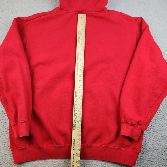 MLB Majestic Pocket Jumper St Louis Cardinals Sweatshirt Hoodie Mens Large Red - Picture 8 of 8